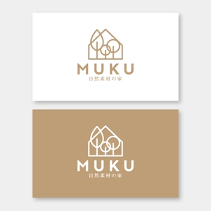 m_mtbooks (m_mtbooks)さんの自然素材を使った新規住宅事業「MUKU」のロゴへの提案