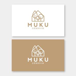 m_mtbooks (m_mtbooks)さんの自然素材を使った新規住宅事業「MUKU」のロゴへの提案