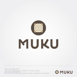 sklibero (sklibero)さんの自然素材を使った新規住宅事業「MUKU」のロゴへの提案