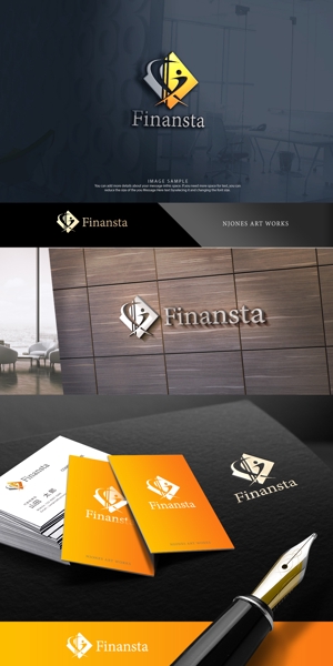 NJONESKYDWS (NJONES)さんの金融専門職の人材サービス「Finansta（フィナンスタ）」のロゴへの提案