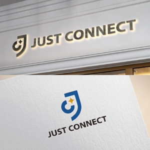 biton (t8o3b1i)さんの防犯カメラの販売会社「JUST CONNECT」のロゴマーク制作への提案