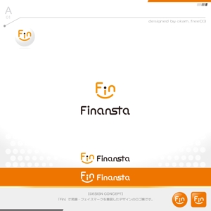 okam- (okam_free03)さんの金融専門職の人材サービス「Finansta（フィナンスタ）」のロゴへの提案