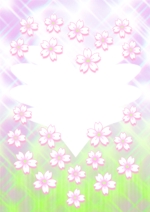 鈴丸 (suzumarushouten)さんの【桜・春らしい】ウェルカムボード（フィギュア）の背景画像デザインへの提案