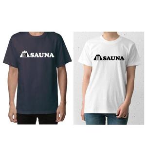 ninaiya (ninaiya)さんのサウナ（SAUNA）ロゴのTシャツデザイン作成への提案