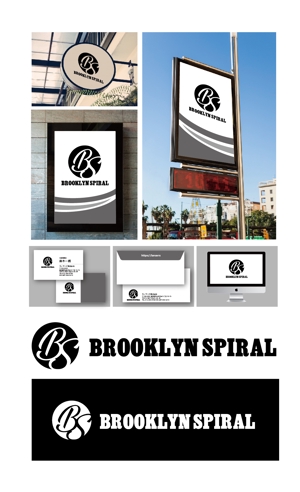 King_J (king_j)さんのパーマヘアスタイル「ブルックリンスパイラル」のロゴへの提案
