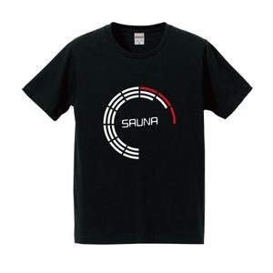 MoMo (plus_nekonote)さんのサウナ（SAUNA）ロゴのTシャツデザイン作成への提案