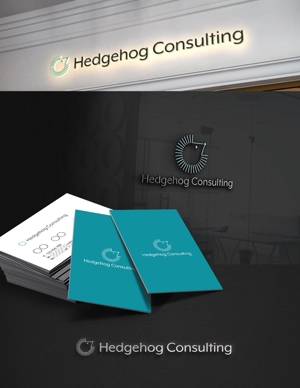 D.R DESIGN (Nakamura__)さんの人材・経営・恋愛コンサルティング会社「ヘッジホッグコンサルティング」のロゴへの提案