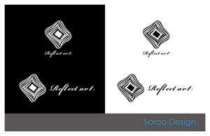s-design (sorao-1)さんの「アートをリフレクト（反響）する」企業のロゴ制作への提案
