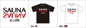 mottさんのサウナ（SAUNA）ロゴのTシャツデザイン作成への提案