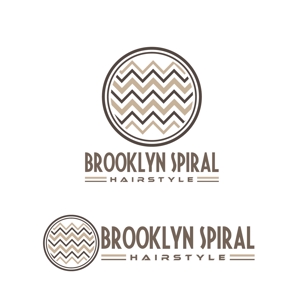 きいろしん (kiirosin)さんのパーマヘアスタイル「ブルックリンスパイラル」のロゴへの提案