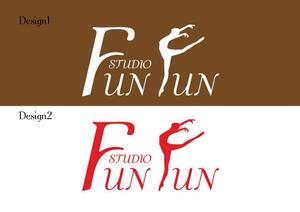 shi-take27さんの「STUDIOFUNFUN」のロゴ作成（切り出し文字看板などにも使う可能性あり）への提案