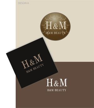 arc design (kanmai)さんの化粧品ブランド　株式会社H&M BEAUTYのロゴへの提案