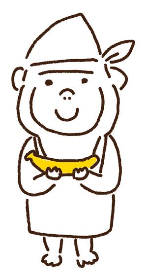 nougo (noguo3)さんのバナナジュース販売の店舗のキャラクターデザインへの提案