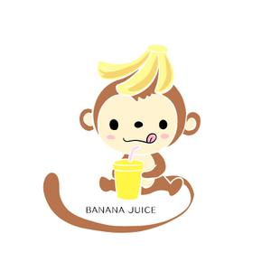 Kiki (kiki_1122)さんのバナナジュース販売の店舗のキャラクターデザインへの提案