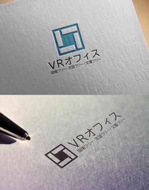 D.R DESIGN (Nakamura__)さんの 国境フリー・言語フリー・文書フリー『 VRオフィス』のロゴ への提案