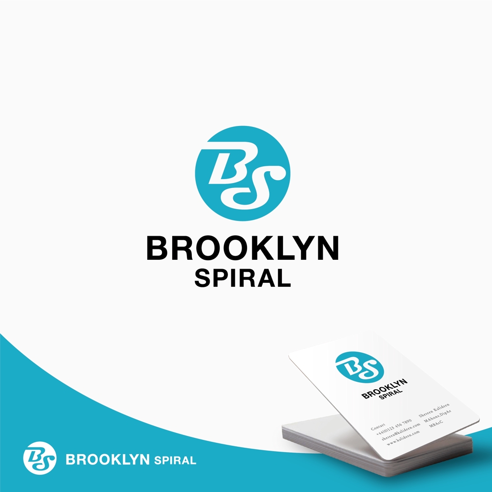 パーマヘアスタイル「ブルックリンスパイラル」のロゴ