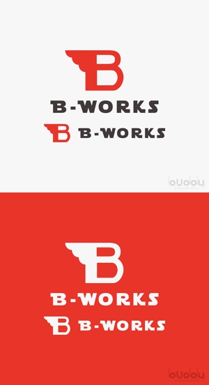 buddy knows design (kndworking_2016)さんの外壁塗装専門店　B-Works　の会社ロゴ制作への提案