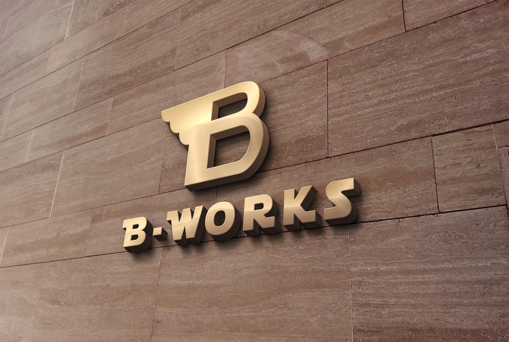 外壁塗装専門店　B-Works　の会社ロゴ制作