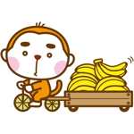 みづのね しづく (shizuku45)さんのバナナジュース販売の店舗のキャラクターデザインへの提案