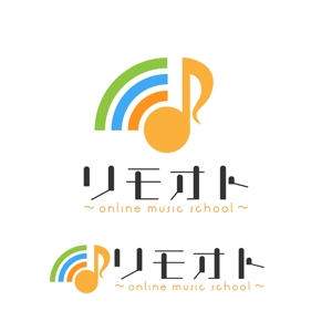 きいろしん (kiirosin)さんのオリエント楽器のオンラインレッスン事業「リモオト」のロゴへの提案