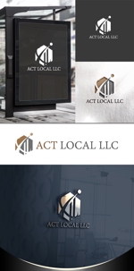 NJONESKYDWS (NJONES)さんの地域に貢献したい不動産屋「ACT LOCAL」のロゴへの提案