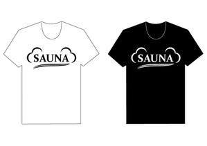 株式会社イーネットビズ (e-nets)さんのサウナ（SAUNA）ロゴのTシャツデザイン作成への提案