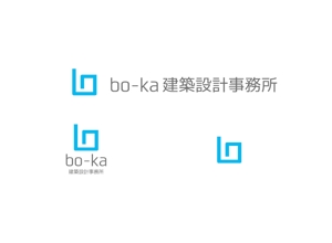 plus X (april48)さんのbo-ka建築設計事務所のロゴマークデザインへの提案