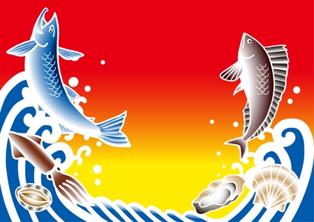 Chapati330さんの事例 実績 提案 大漁旗風のイラスト