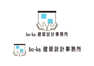 tora (tora_09)さんのbo-ka建築設計事務所のロゴマークデザインへの提案