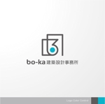 ＊ sa_akutsu ＊ (sa_akutsu)さんのbo-ka建築設計事務所のロゴマークデザインへの提案