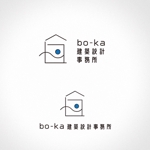 tori (kuri_kuri)さんのbo-ka建築設計事務所のロゴマークデザインへの提案