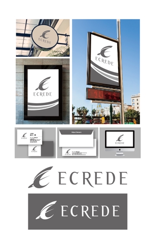 King_J (king_j)さんの初の自社ブランドマンション「ECREDE」のロゴ作成への提案