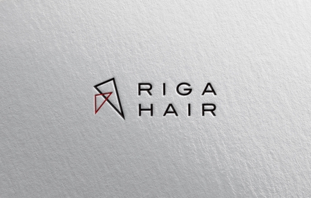 ALTAGRAPH (ALTAGRAPH)さんの美容院「Riga hair」のロゴへの提案