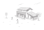 アトリエリーフ (MAsAM)さんのシンプルな家とお庭のイラストへの提案