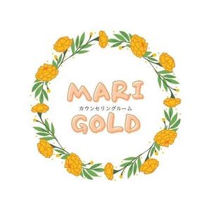 aa-ooさんの前向きになれる「カウンセリングルーム MARIGOLD」のロゴデデザインへの提案