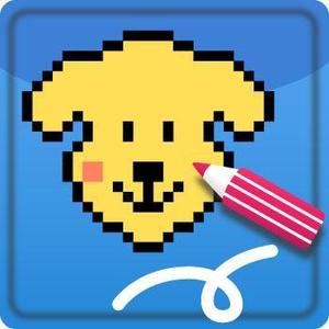 らくらくデザイン仮 (factory_hituji)さんのドット絵エディットをするiPhoneアプリのアイコン制作への提案