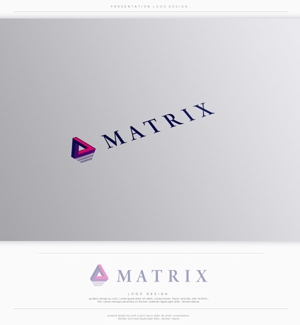 conii.Design (conii88)さんのうすのろなリアルより理想のVRを、世界から不幸と哀しみを無くす、新会社『 MATRIX』のロゴ への提案