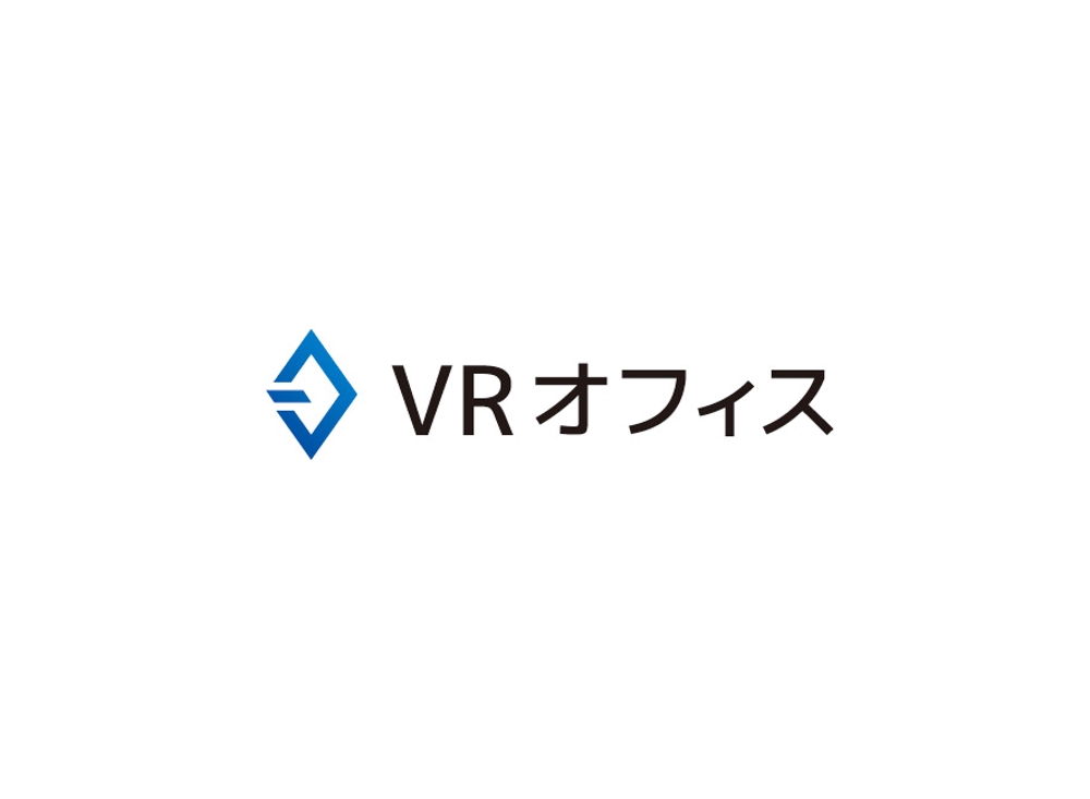  国境フリー・言語フリー・文書フリー『 VRオフィス』のロゴ 