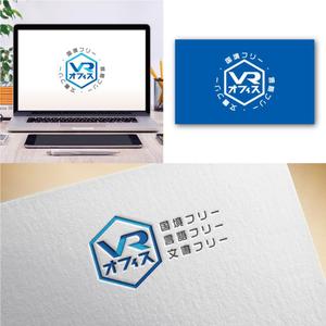 Hi-Design (hirokips)さんの 国境フリー・言語フリー・文書フリー『 VRオフィス』のロゴ への提案