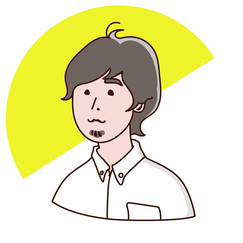 SNS等で使用するアイコンのイラスト作成