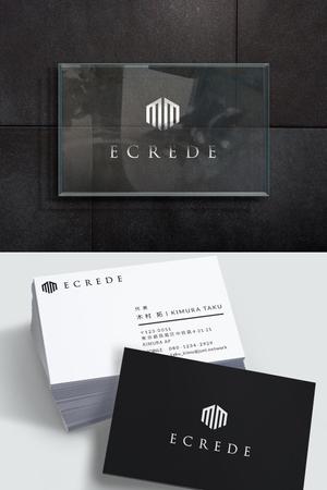 YOO GRAPH (fujiseyoo)さんの初の自社ブランドマンション「ECREDE」のロゴ作成への提案