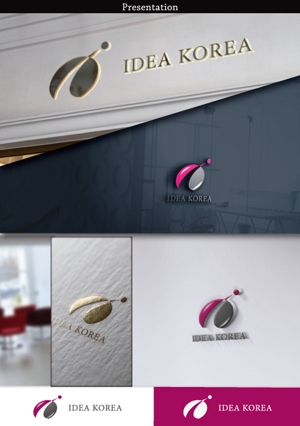 hayate_design (hayate_desgn)さんの発毛医薬品の輸出貿易商社である「IDEA KOREA」のロゴへの提案