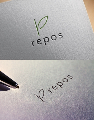 D.R DESIGN (Nakamura__)さんのオーガニック化粧品サイト『repos』のロゴへの提案