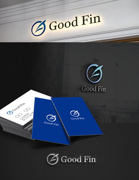 D.R DESIGN (Nakamura__)さんの新設する「株式会社Good Fin」（金融・IT関連）の会社ロゴへの提案