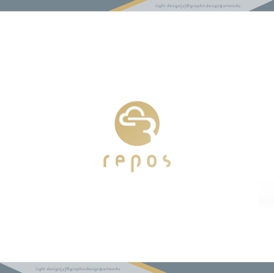 XL@グラフィック (ldz530607)さんのオーガニック化粧品サイト『repos』のロゴへの提案
