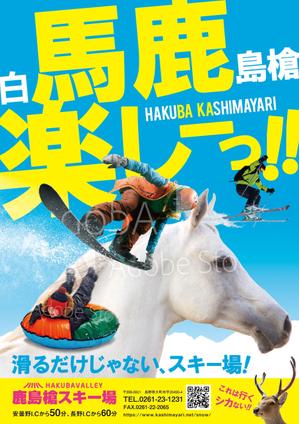 wakaba (wakaba_design)さんのHAKUBAVALLEY鹿島槍スキー場　ポスターへの提案