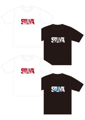 泉 留美 (gugra)さんのサウナ（SAUNA）ロゴのTシャツデザイン作成への提案