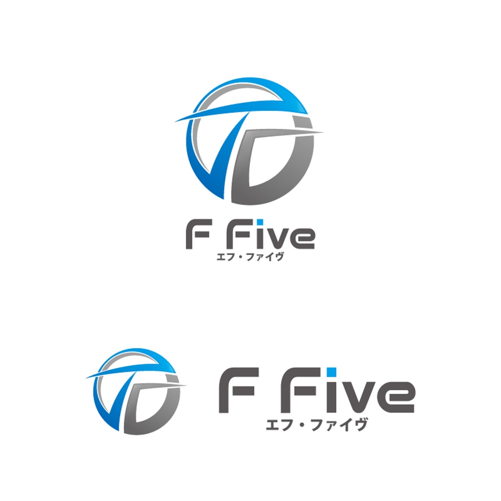 新しい会社設立の「エフ・ファイブ」のロゴ