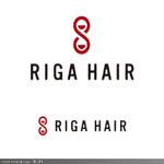 IKKYU［一弓］ (IKKYU)さんの美容院「Riga hair」のロゴへの提案