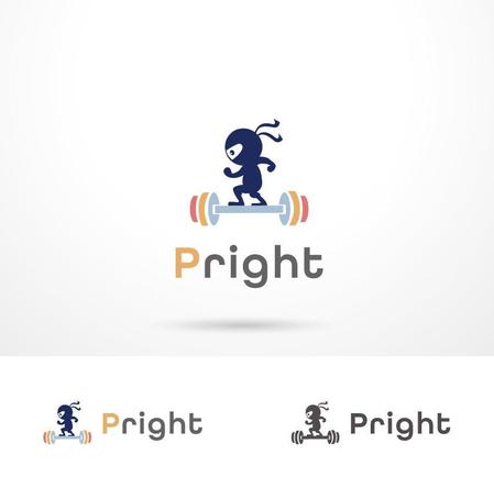 O-tani24 (sorachienakayoshi)さんのオンラインパーソナルトレーニングのマッチングサイト「Pright」のロゴへの提案